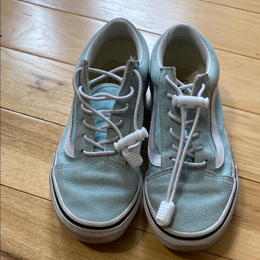 Vans light blue kids Lace-Up Sneakers